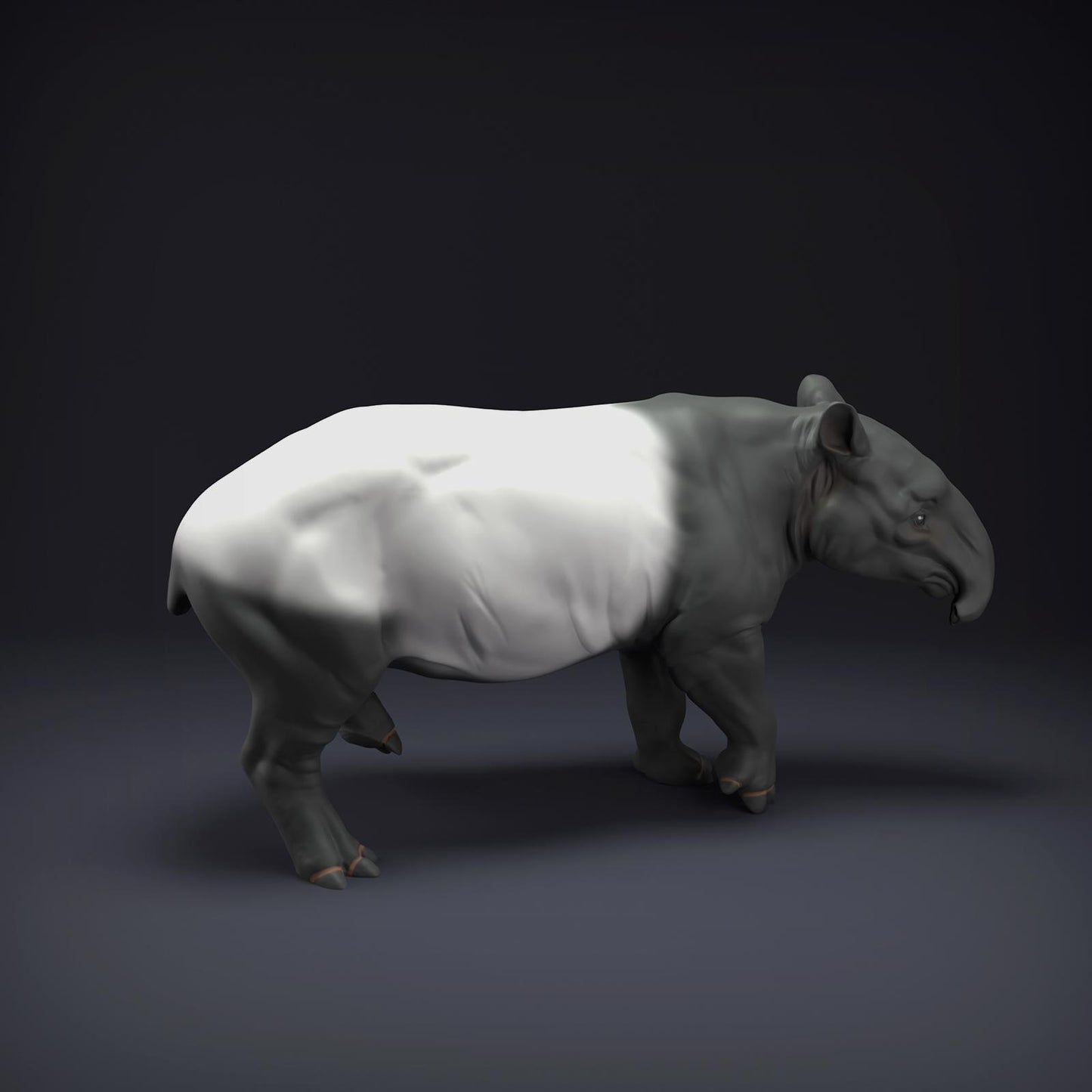 Productfoto Dierfiguur Diorama, Modelbouw: 0: Jungle Dierfiguur: Maleisische Tapir (Ref 01_01_86)