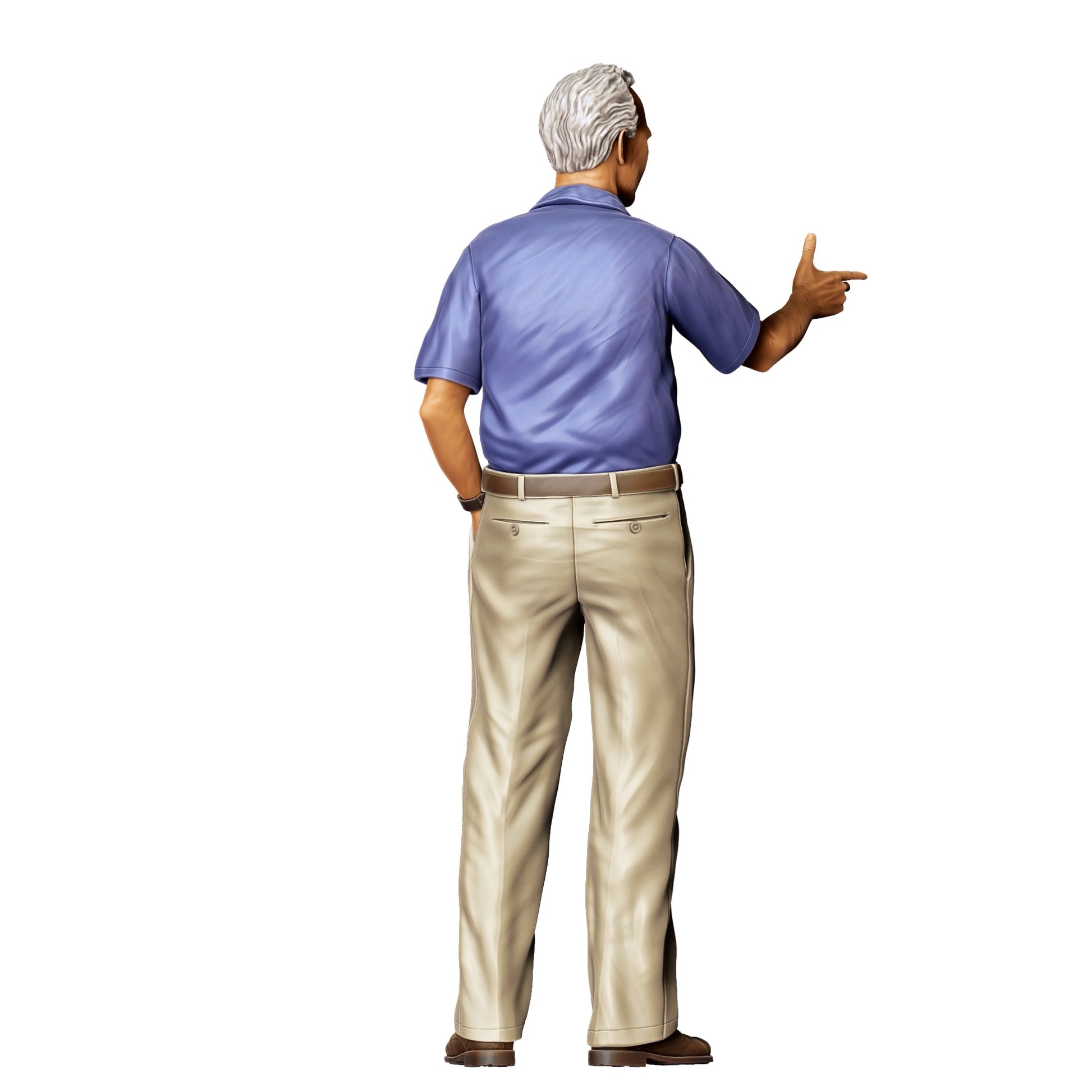 Diorama modelbouw productfoto 0: Oude man - Oorlogsheld (Ref. Nr. 304)