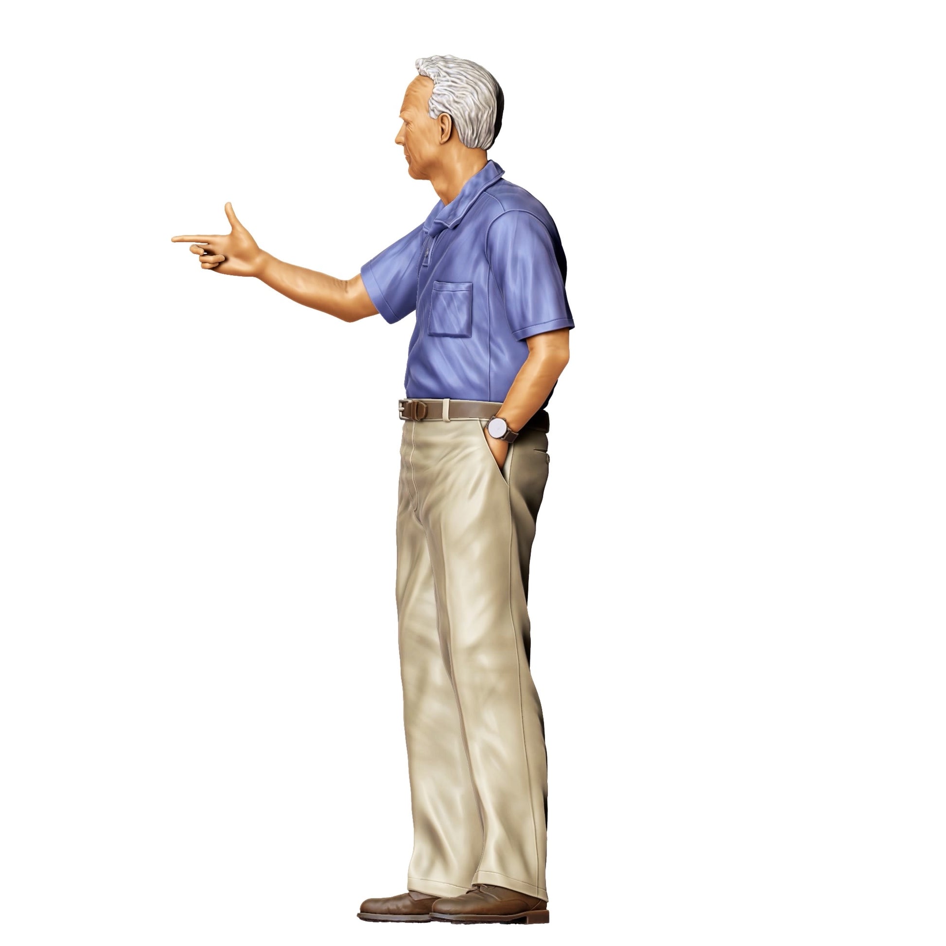 Diorama modelbouw productfoto 0: Oude man - Oorlogsheld (Ref. Nr. 304)