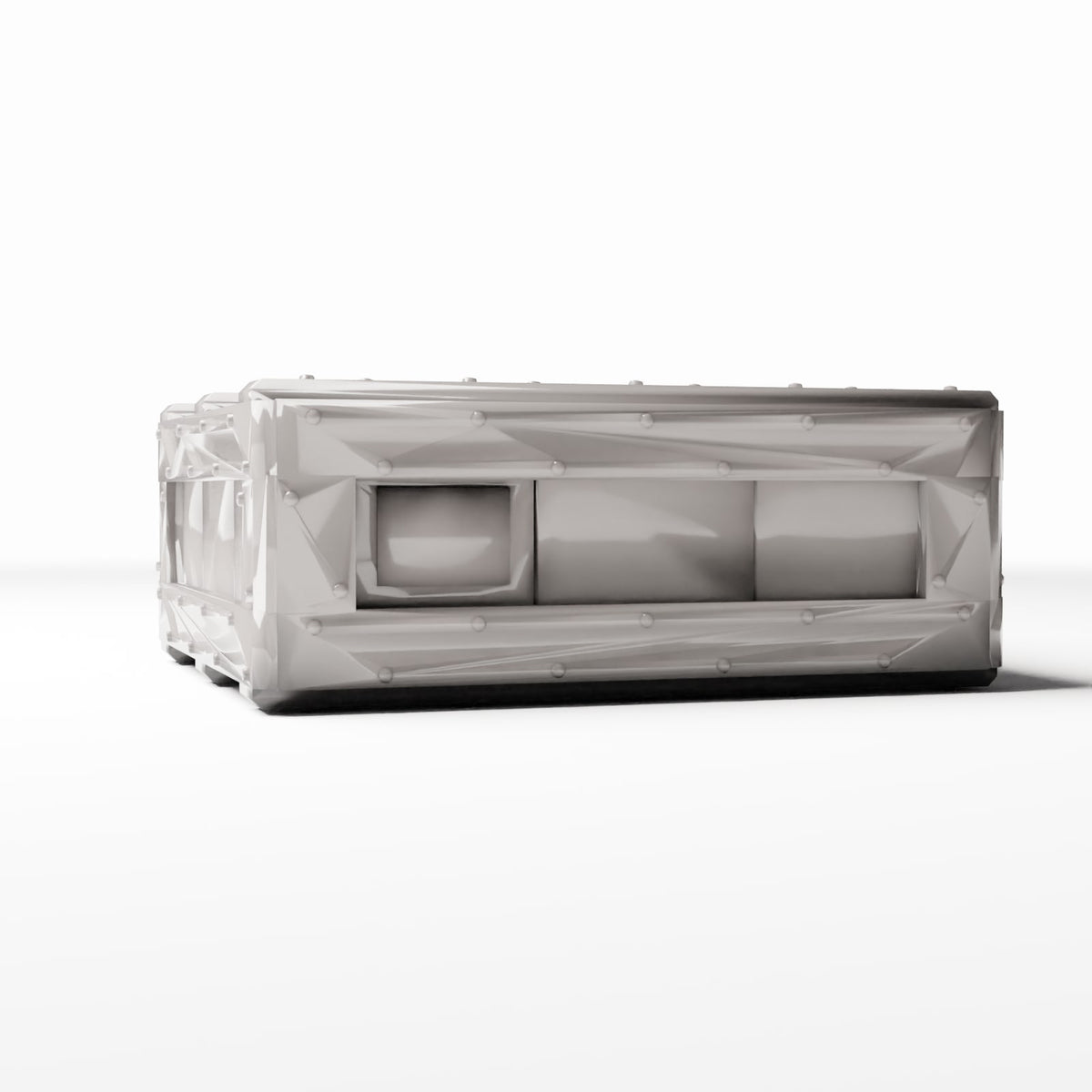 Diorama modelbouw productfoto 3: Diorama-opslag: Militaire transportkist voor artilleriemateriaal (Ref. 319D)