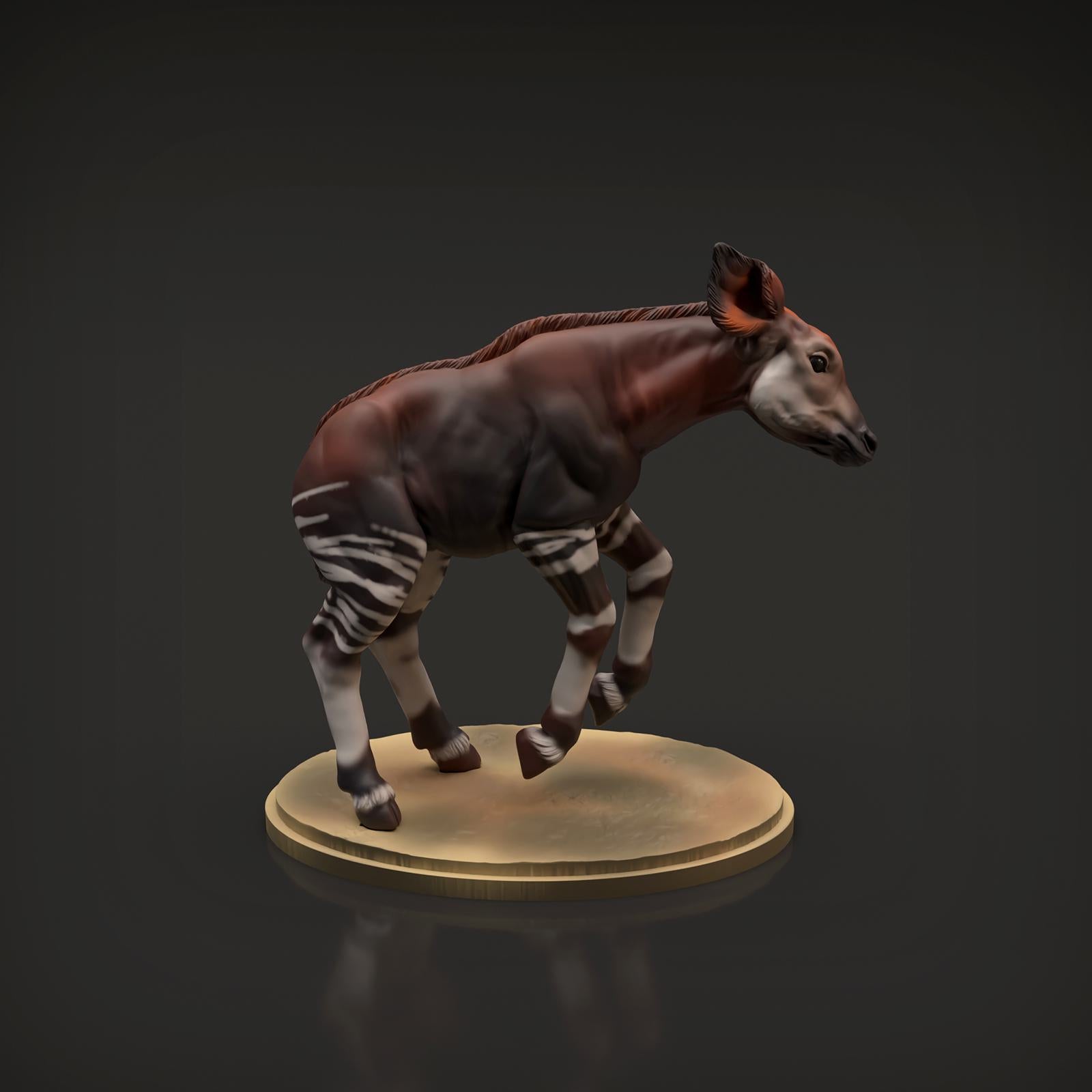 Productfoto Dierfiguur Diorama, Modelbouw: 0: Savanne Dierfiguur: Okapi Kalf (Ref 01_01_52)
