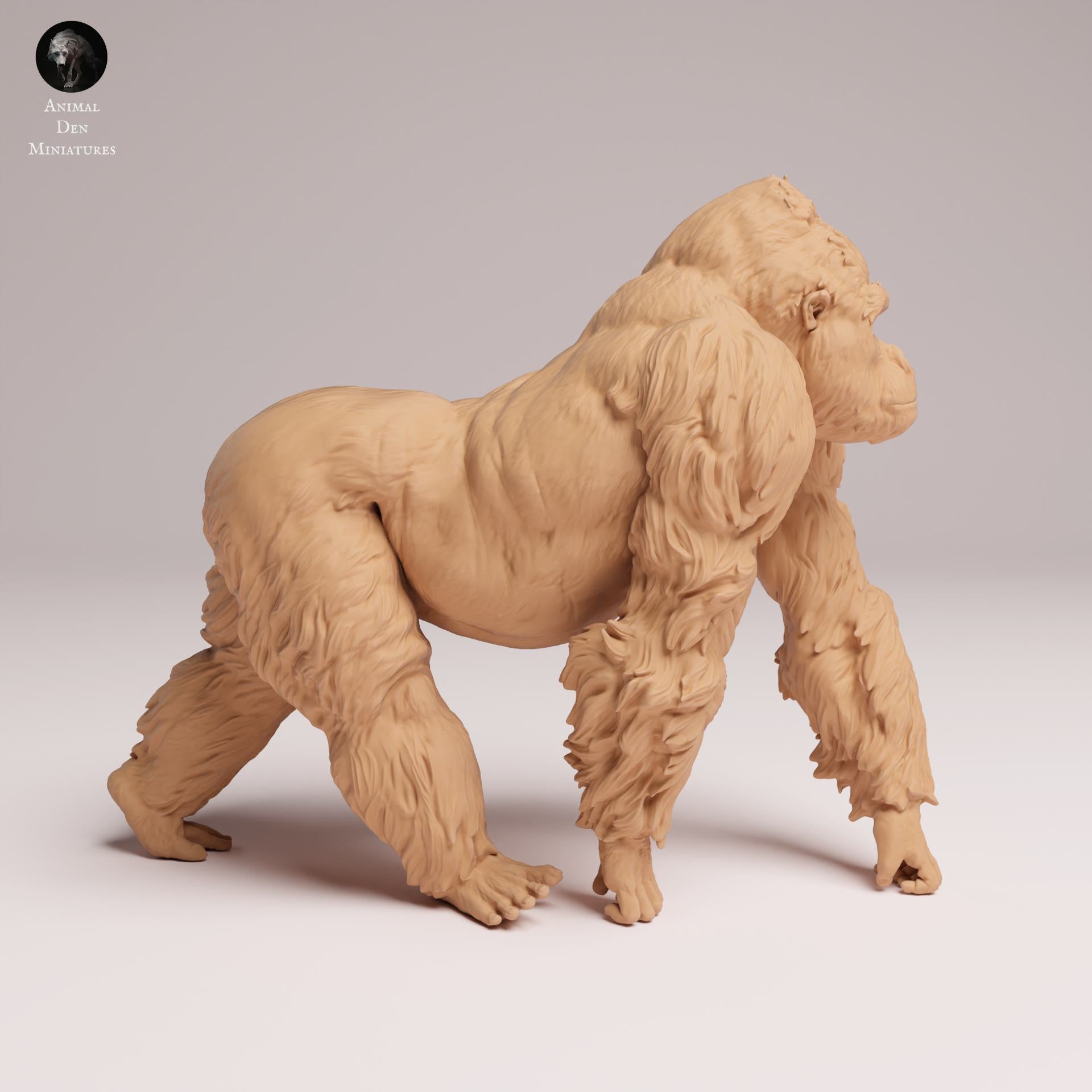 Productfoto Dierfiguur Diorama, Modelbouw: 0: Jungle Dierfiguur: Oostelijke Laaglandgorilla – Zilverrug (Ref 25_07_08)