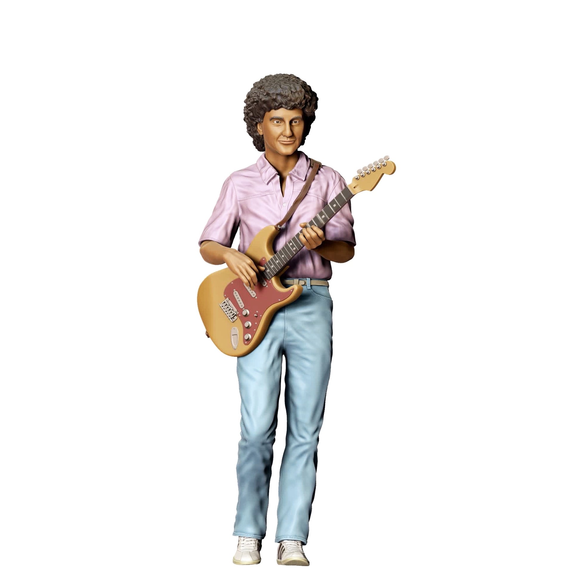 Diorama modelbouw productfoto 0: Beroemde rockband - Bassist (Ref. Nr. 329)