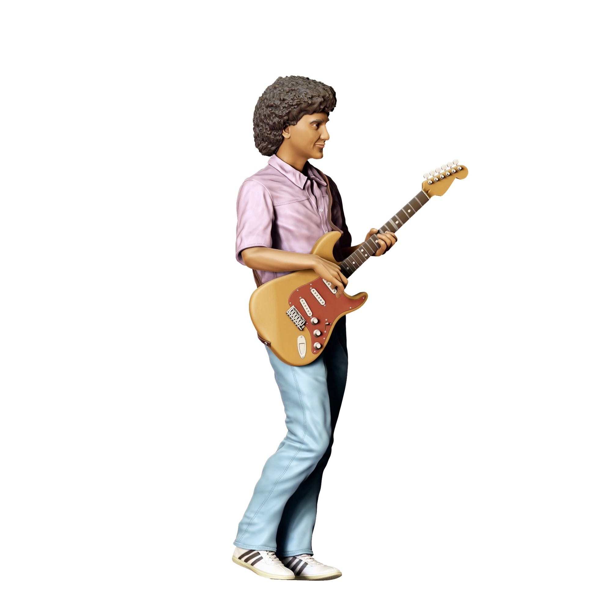 Diorama modelbouw productfoto 0: Beroemde rockband - Bassist (Ref. Nr. 329)