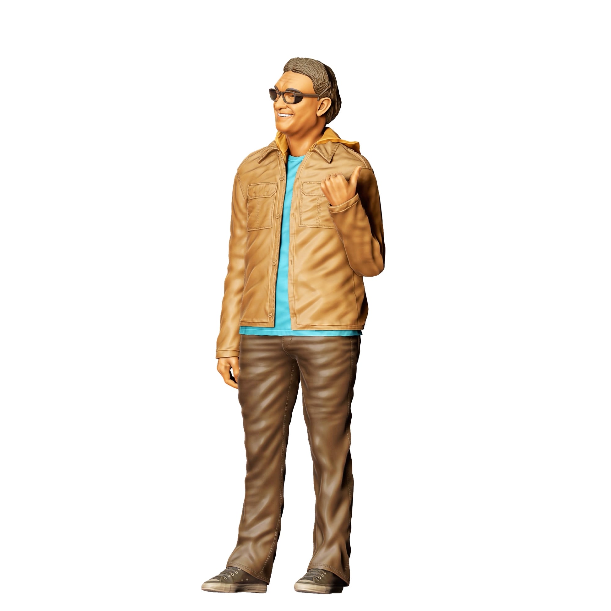 Diorama modelbouw productfoto 0: Wetenschapper uit Nerd WG C - (Ref. Nr. 377)