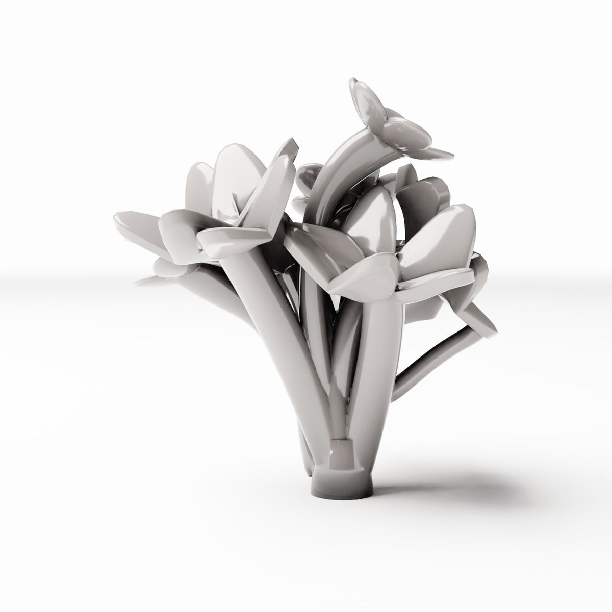 Dioramamodelbouw productfoto 3: Dioramaplanten: Oxalis-klaver met bloemen (Ref. 493D)