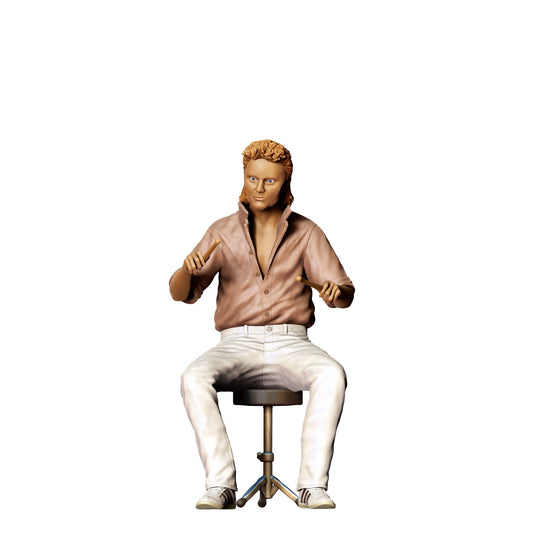 Diorama modelbouw productfoto 0: Beroemde rockband - Drummer (Ref. Nr. 330)