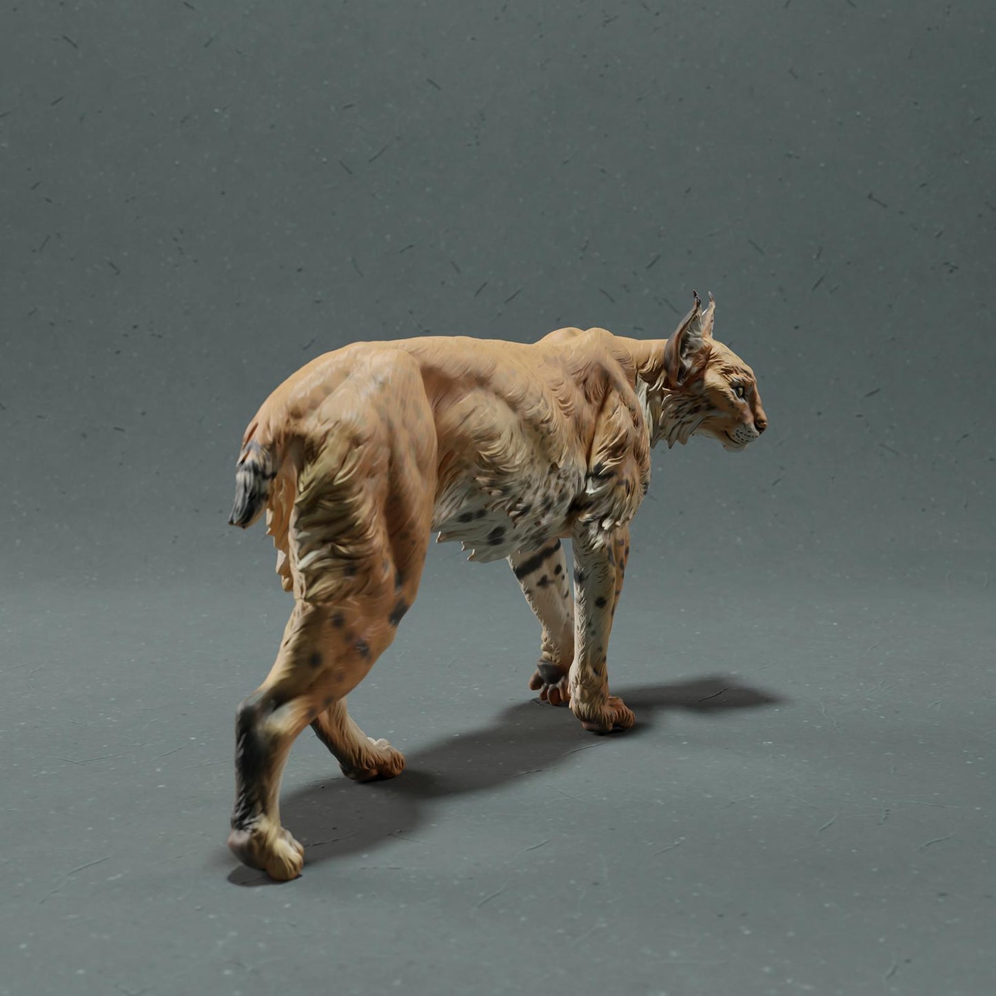 Productfoto Dierfiguur Diorama, Modelbouw: 0: Wilde Dierfiguur: Lynx – Bobcat (Ref 01_01_77)