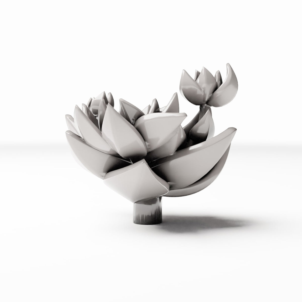 Diorama modelbouw productfoto 3: Dioramaplanten: vetplant met rozetten (Ref. 554D)