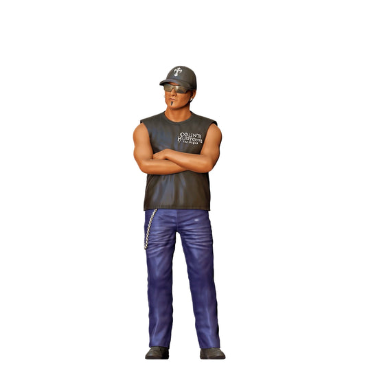 Diorama modelbouw productfoto 0: Auto tuner - Mannen in de autowerkplaats 5 (Ref. Nr. 315)