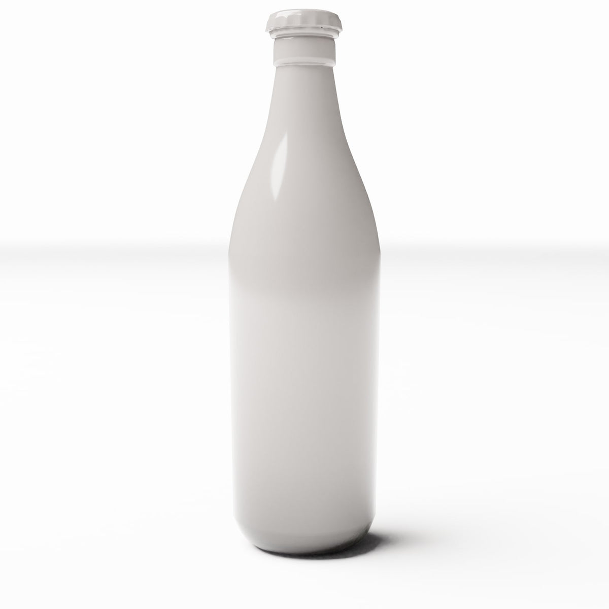 Productfoto diorama en modelbouw 3: Dioramakeuken: slanke glazen fles met dop (Ref. 618D)