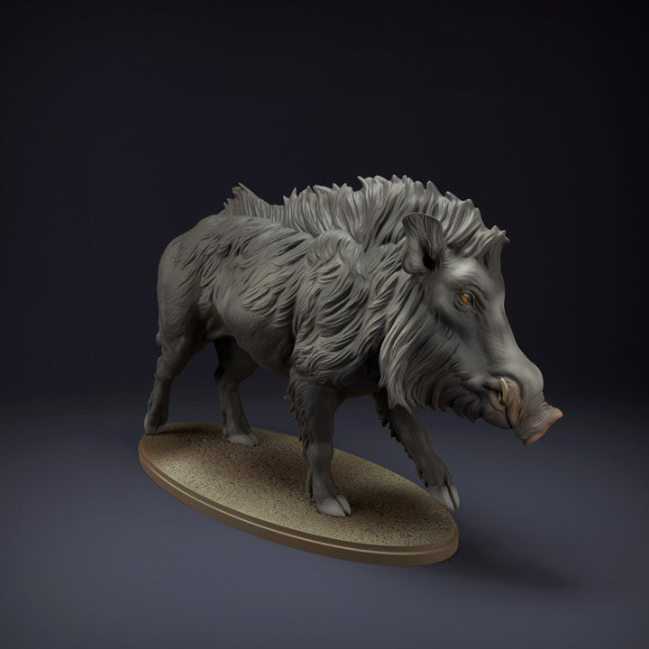 Productfoto dierenfiguur Animal Den Miniatures 3: Wilddierfiguur: Indisch wild zwijn (22_08_09)