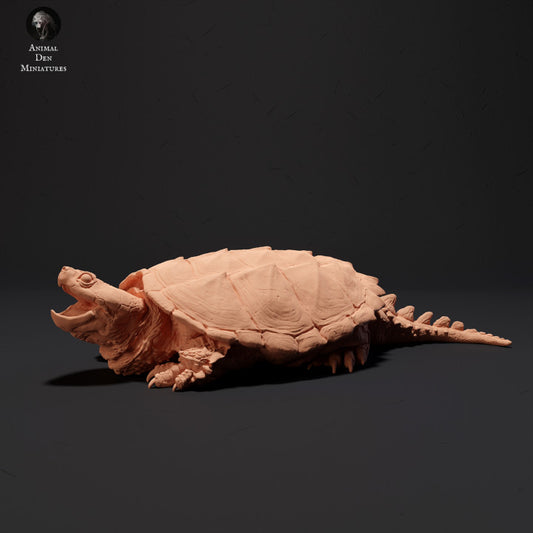 Productfoto Dier Figuur Diorama, Modelbouw: 0: Snapschildpad agressief: Dieren van het Noorden