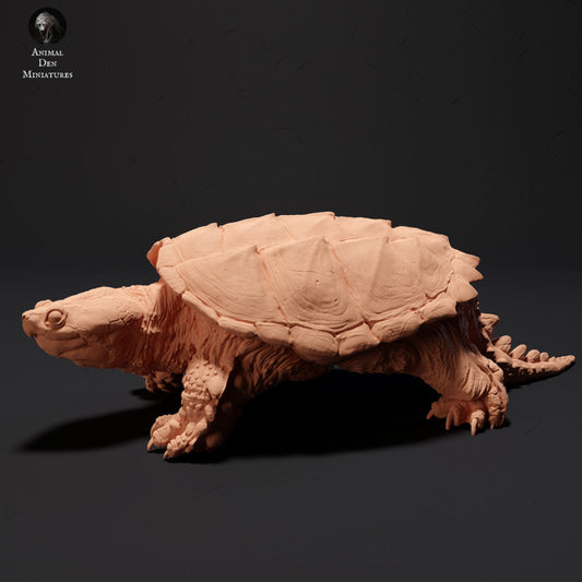 Productfoto Dier Figuur Diorama, Modelbouw: 0: Schnapschildpad lopend: Dieren van het Noorden