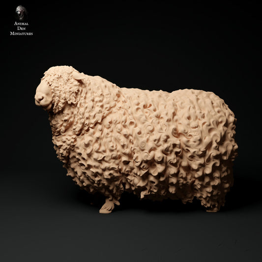 Productfoto Dier Figuur Diorama, Modelbouw: 0: Boerderij Dier Figuren: Schaap - staand Schaap 3