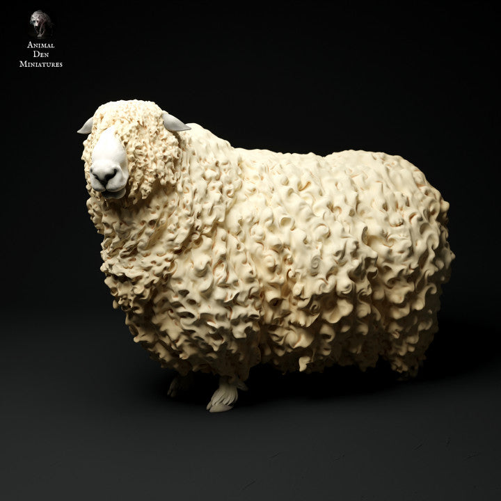 Productfoto Dier Figuur Diorama, Modelbouw: 0: Boerderij Dier Figuren: Schaap - staand Schaap 3