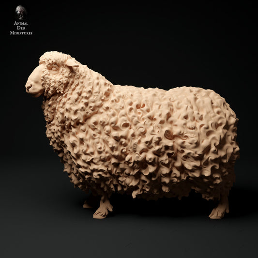 Productfoto Dier Figuur Diorama, Modelbouw: 0: Boerderij Dier Figuren: Schaap - staand Schaap 2