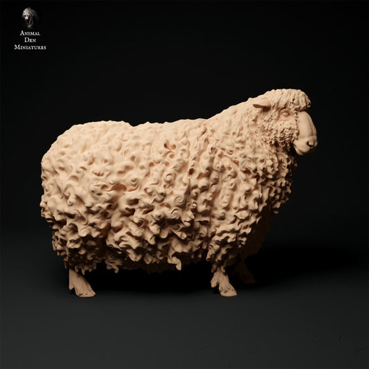 Productfoto Dier Figuur Diorama, Modelbouw: 0: Boerderij Dier Figuren: Schaap - staand Schaap 1