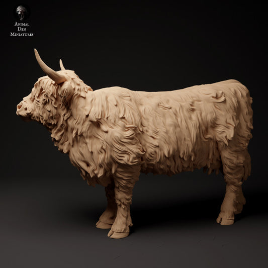 Productfoto Dier Figuur Diorama, Modelbouw: 0: Schotse Hooglander 2: Dieren uit Noord-Europa