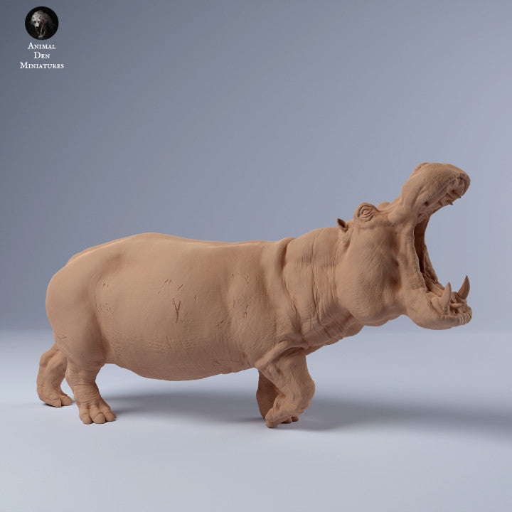 Productfoto Dier Figuur Diorama, Modelbouw: 0: Nijlpaard: Dieren uit Afrika
