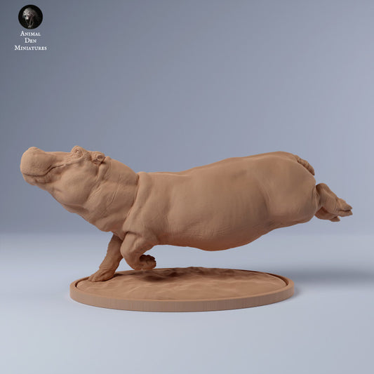 Productfoto Dier Figur Diorama, Modelbouw: 0: Nijlpaard Vrouwelijk Zwemmend: Dieren uit Afrika