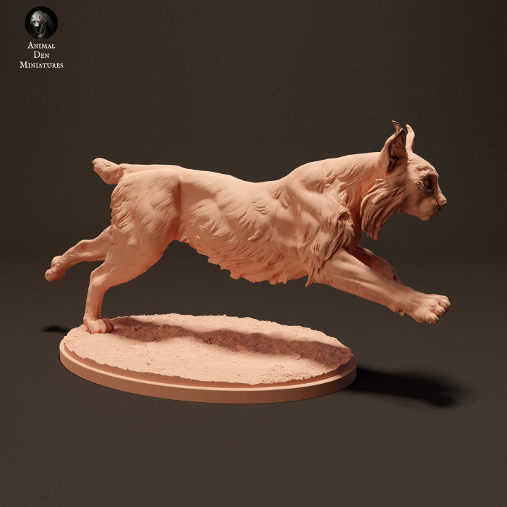 Produktfoto Tier Figur Diorama, Modellbau: 0: Iberischer Luchs laufend: Tiere aus Europa