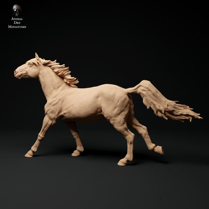 Productfoto Dier Figur Diorama, Modelbouw: 0: Konik/ Kleine Wilde Paard aan het rennen: Dieren uit Europa