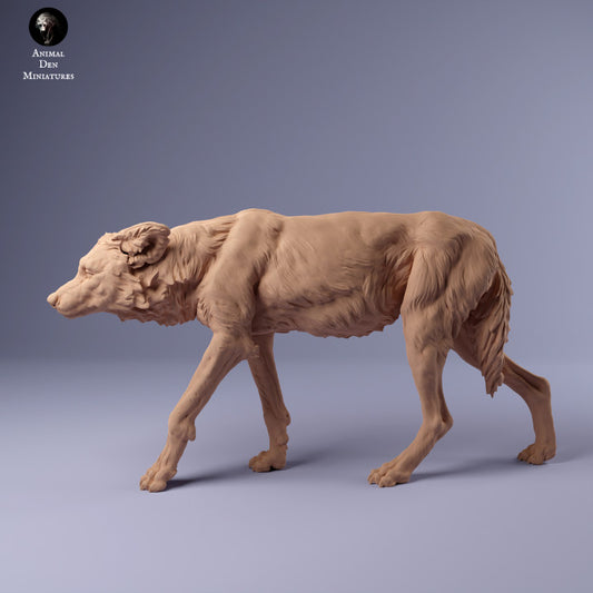 Productfoto Dier Figuur Diorama, Modelbouw: 0: Afrikaanse Wilde Hond Sluipend: Dieren uit Afrika