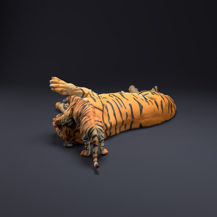 Productfoto dierenfiguur Animal Den Miniatures 6: wilddierenfiguur: Bengaalse tijger met welp (22_08_11)