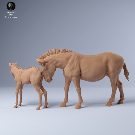 Productfoto Dier Figur Diorama, Modelbouw: 0: Zebra Moeder en Jong: Dieren uit Afrika