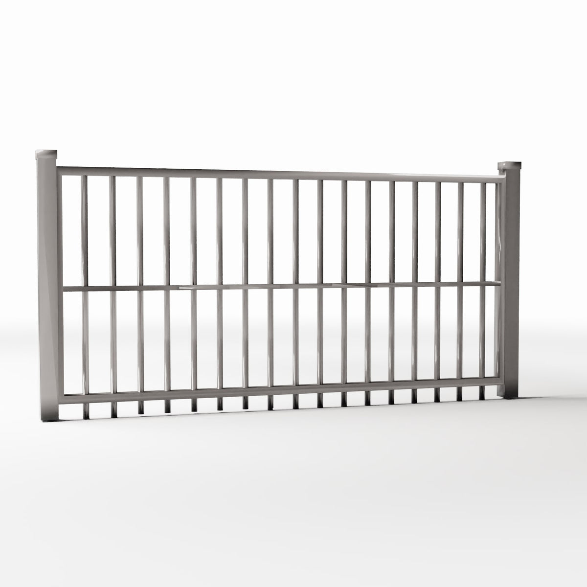 Productfoto diorama en modelbouw 3: Buitendiorama: lage metalen railing (Ref. 733D)