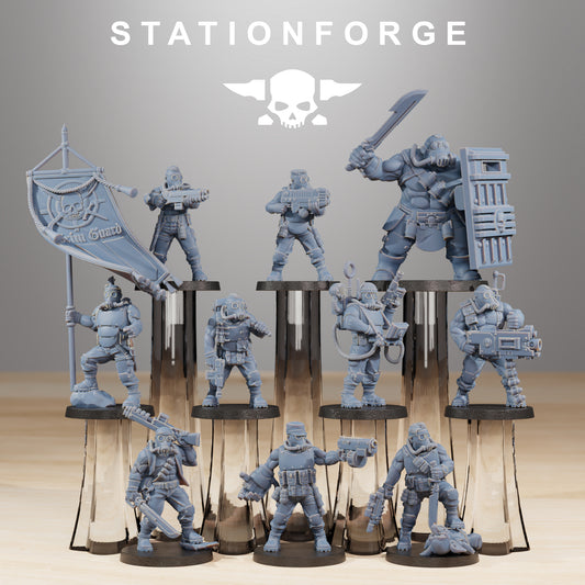 Productfoto Tabletop 28mm The Printing Goes Ever On (TPGEO) 0: GrimGuard Hunters