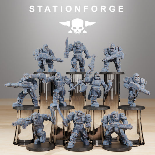 Productfoto Tabletop 28mm The Printing Goes Ever On (TPGEO) 0: Orkaz Berserkers