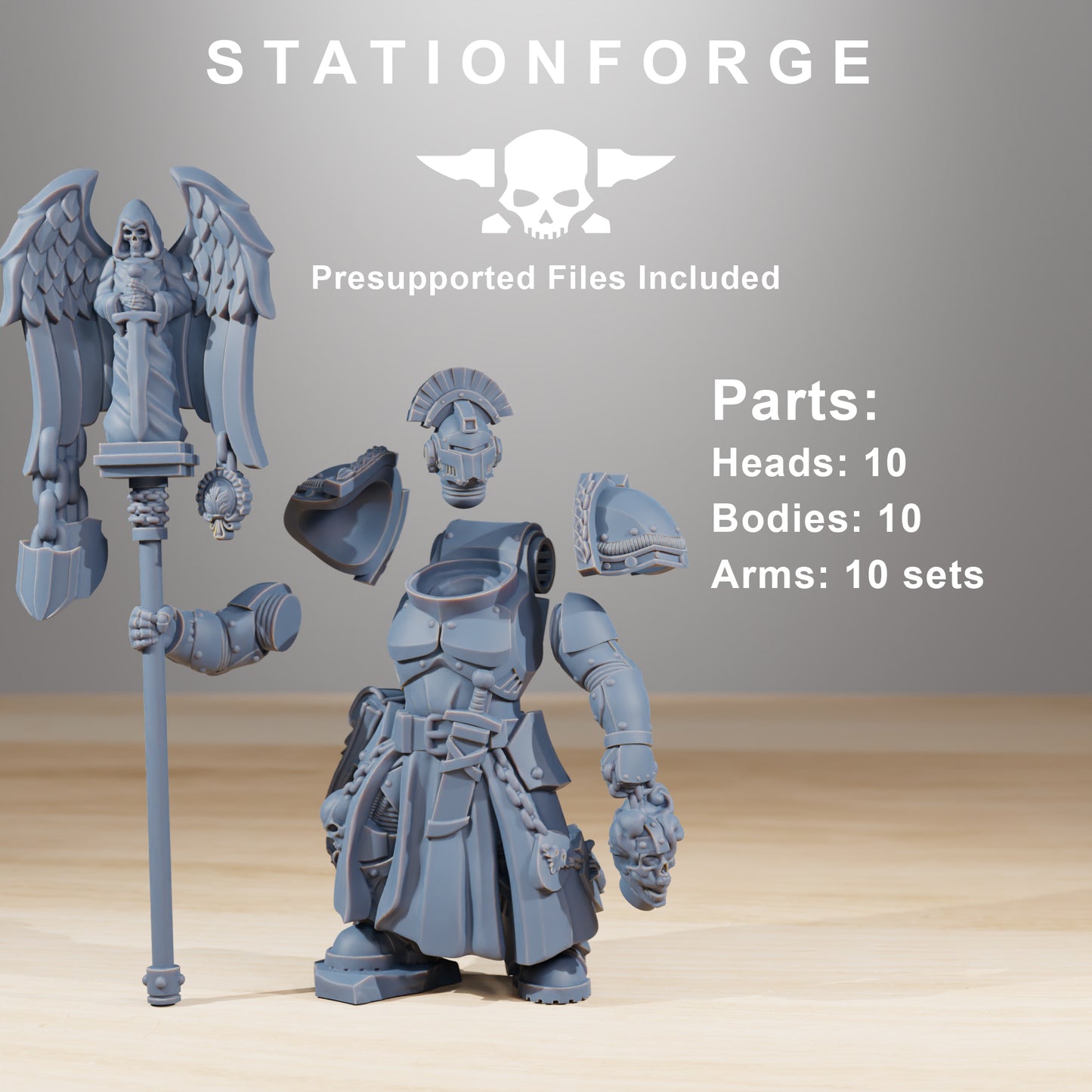 Produktfoto Tabletop 28mm The Printing Goes Ever On (TPGEO) 0: Socratis Knights