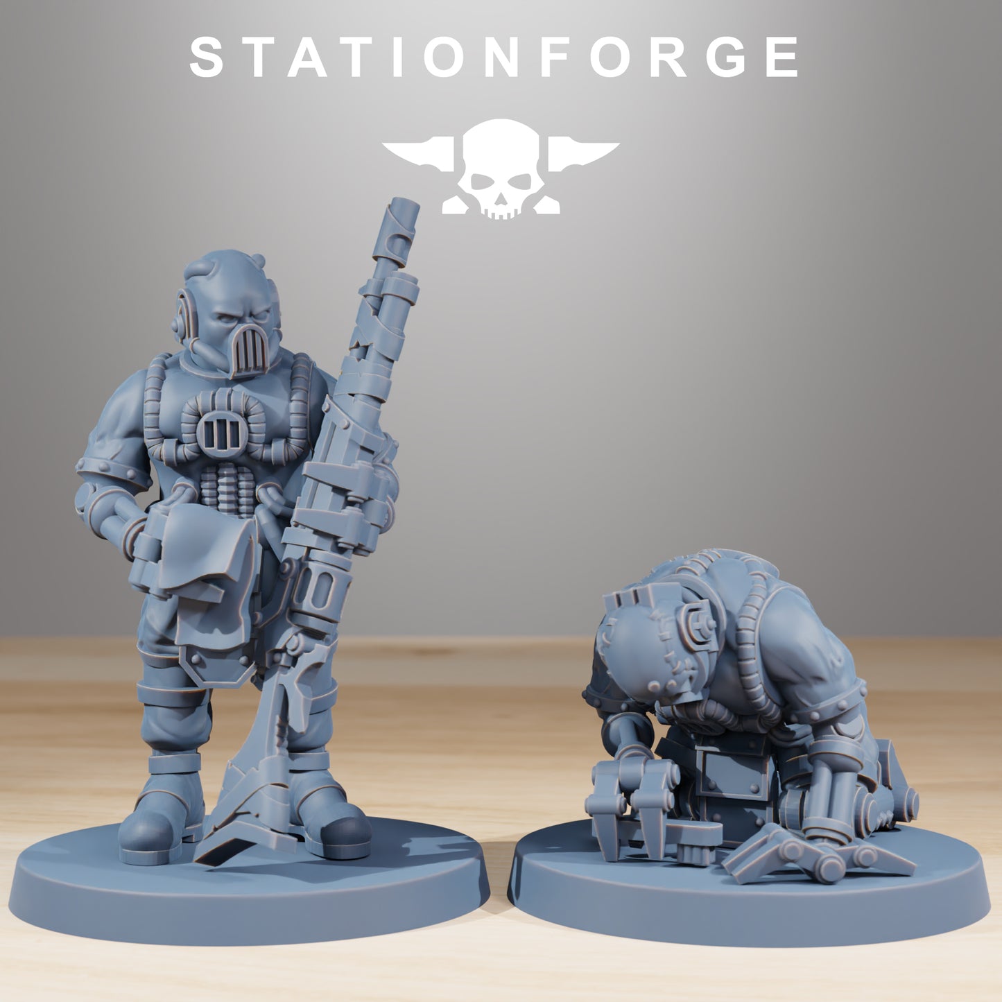 Productfoto Tabletop 28mm The Printing Goes Ever On (TPGEO) 0: Scavenger Cyborgs