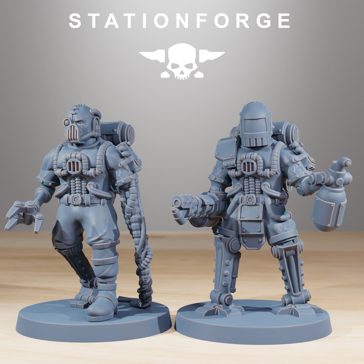 Productfoto Tabletop 28mm The Printing Goes Ever On (TPGEO) 0: Scavenger Cyborgs