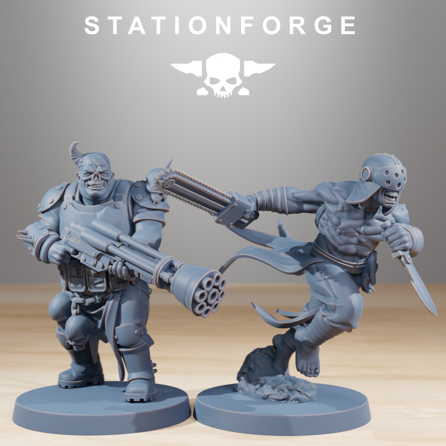 Productfoto Tabletop 28mm The Printing Goes Ever On (TPGEO) 0: Corrupted Guard Nomaden