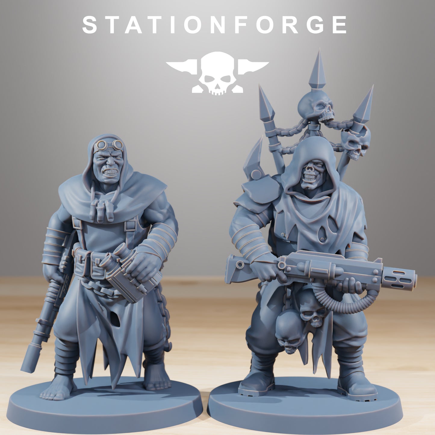 Productfoto Tabletop 28mm The Printing Goes Ever On (TPGEO) 0: Corrupted Guard Nomaden