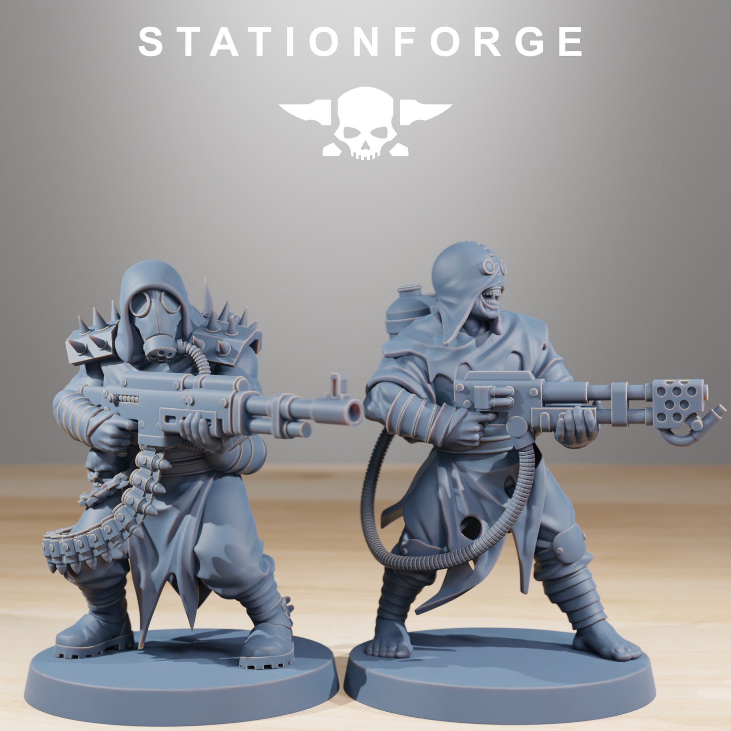 Productfoto Tabletop 28mm The Printing Goes Ever On (TPGEO) 0: Corrupted Guard Nomaden