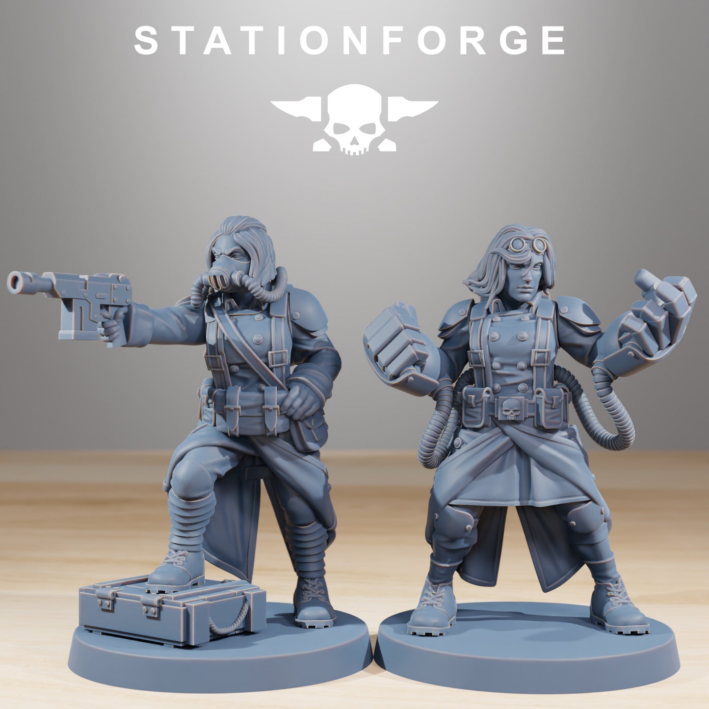 Productfoto Tabletop 28mm The Printing Goes Ever On (TPGEO) 0: GrimGuard Zusters van Oorlog