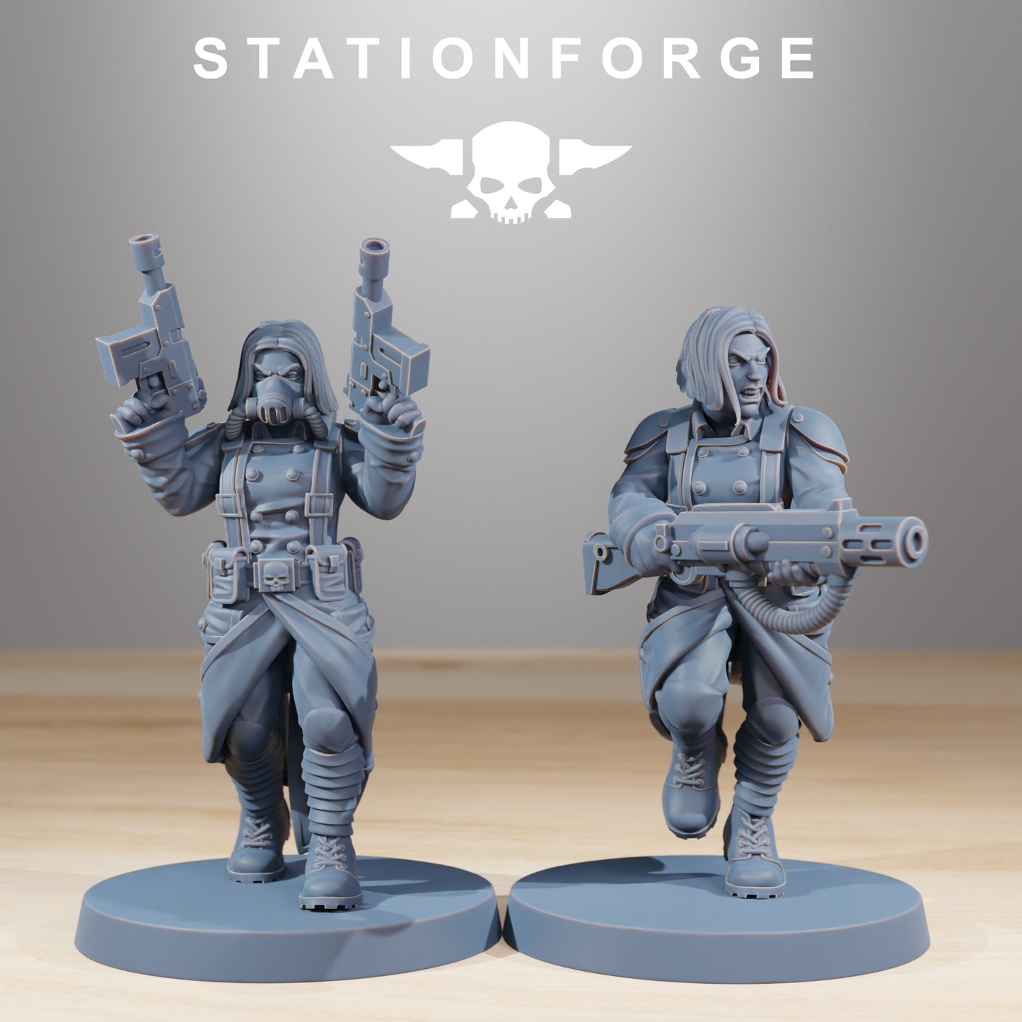 Productfoto Tabletop 28mm The Printing Goes Ever On (TPGEO) 0: GrimGuard Zusters van Oorlog
