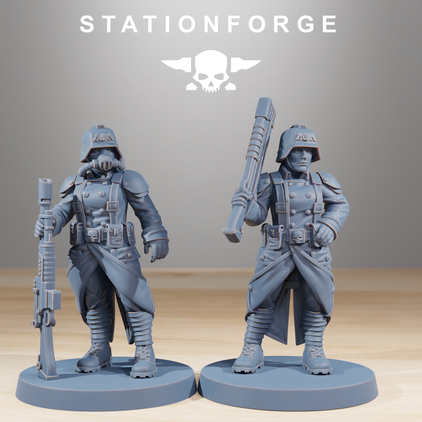 Productfoto Tabletop 28mm The Printing Goes Ever On (TPGEO) 0: GrimGuard Zusters van Oorlog