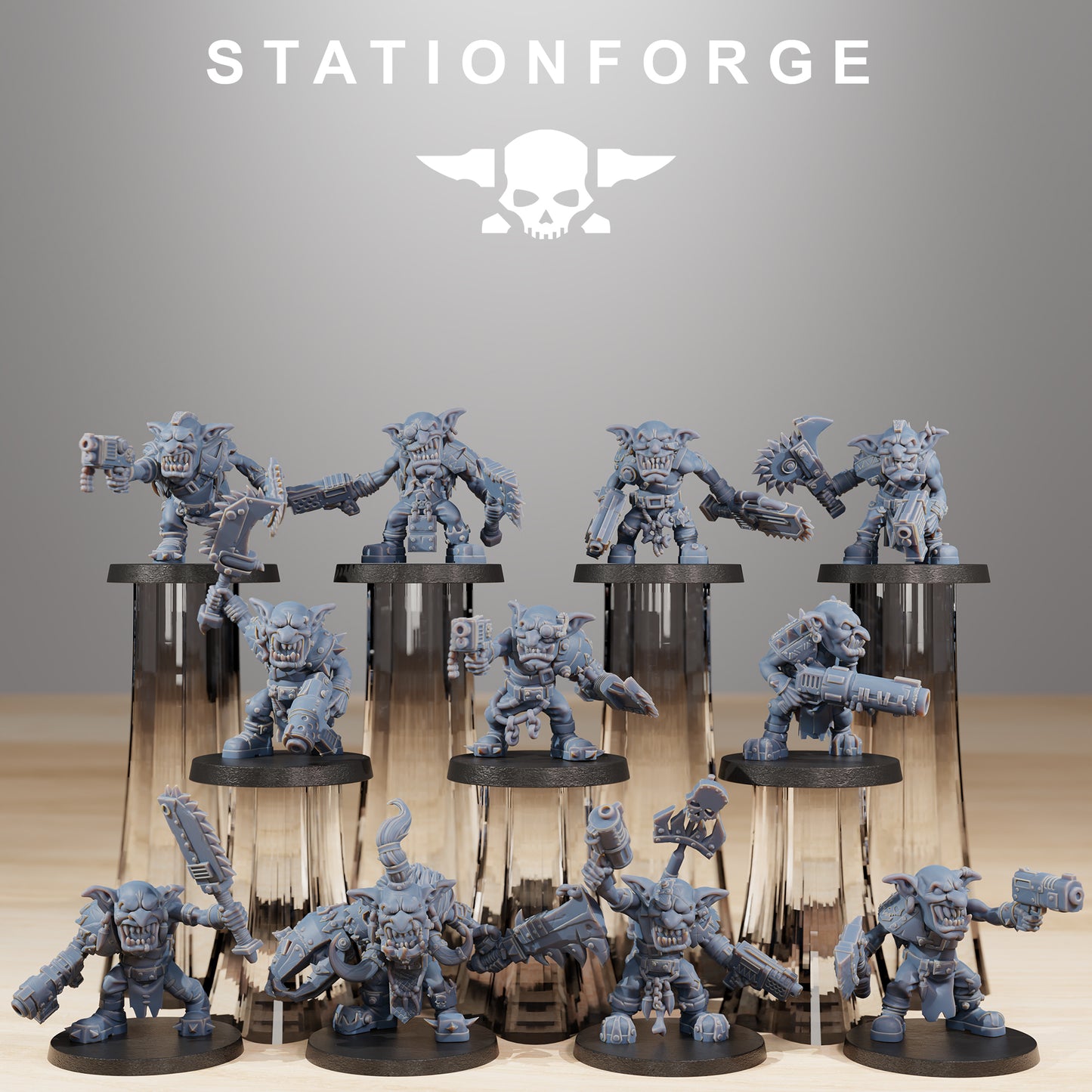 Productfoto Tabletop 28mm The Printing Goes Ever On (TPGEO) 0: Gobs Berserkers