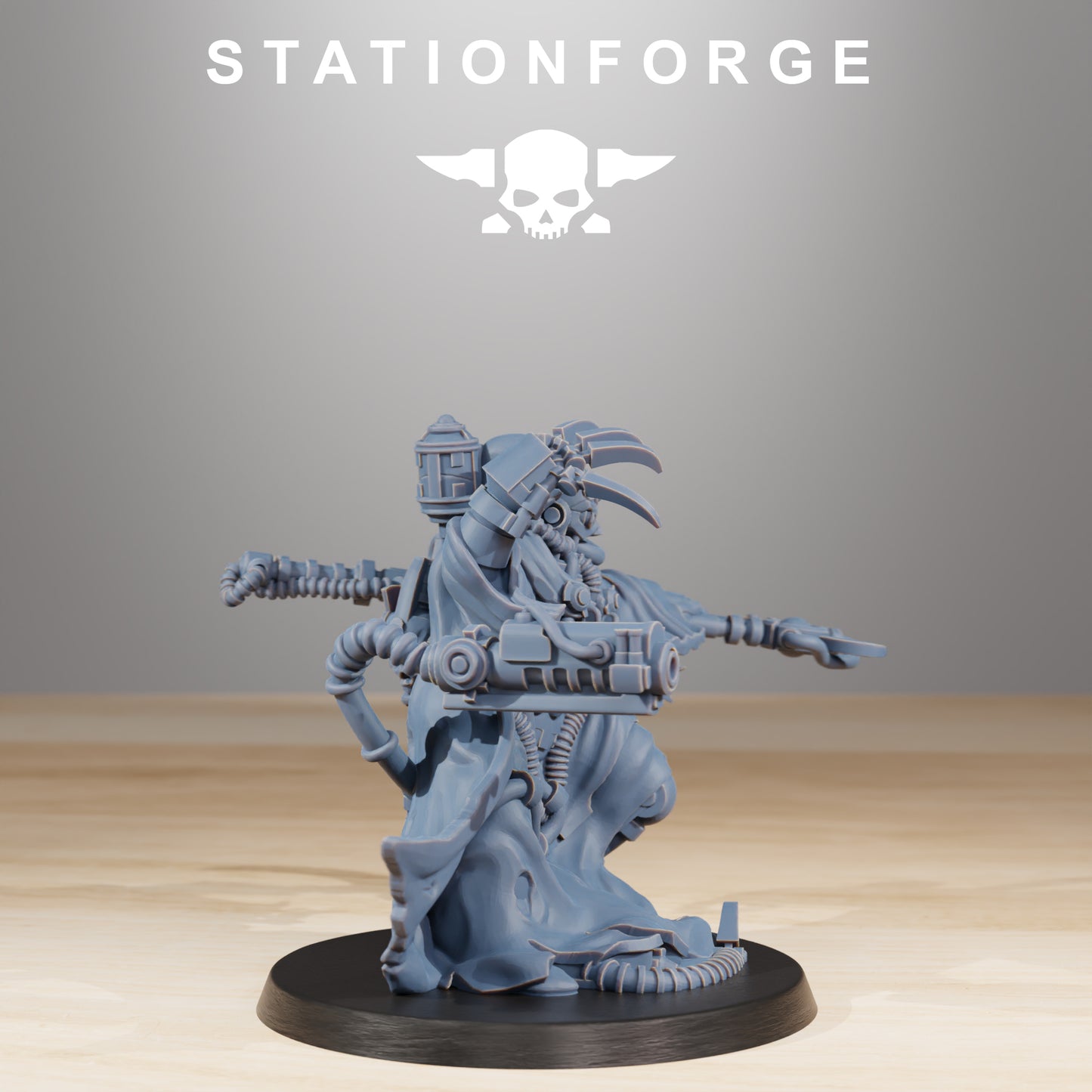 Productfoto Tabletop 28mm The Printing Goes Ever On (TPGEO) 0: Scavengers Cultist Leader & The Seer