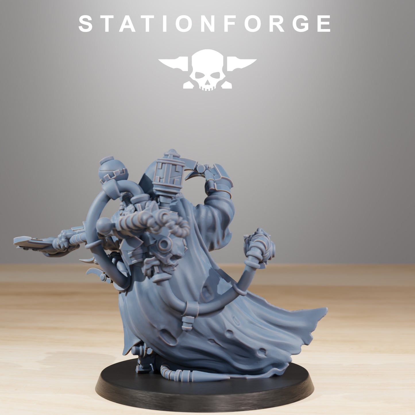 Productfoto Tabletop 28mm The Printing Goes Ever On (TPGEO) 0: Scavengers Cultist Leader & The Seer
