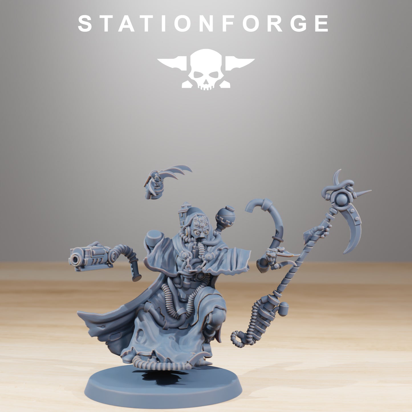 Productfoto Tabletop 28mm The Printing Goes Ever On (TPGEO) 0: Scavengers Cultist Leader & The Seer