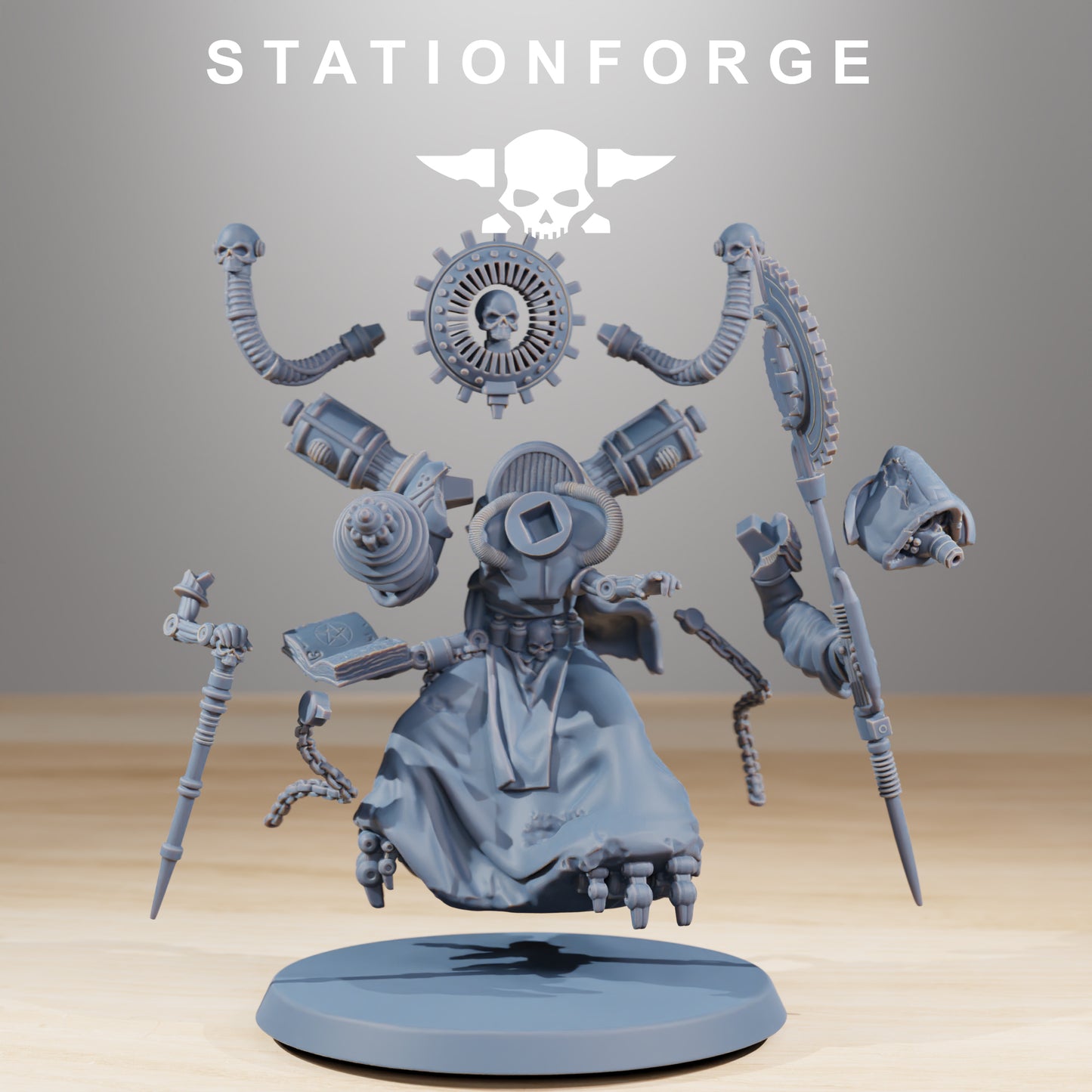 Productfoto Tabletop 28mm The Printing Goes Ever On (TPGEO) 0: Scavengers Cultist Leader & The Seer