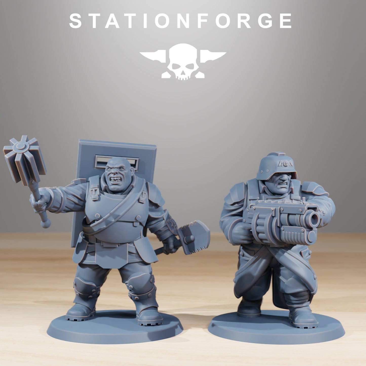Productfoto Tabletop 28mm The Printing Goes Ever On (TPGEO) 0: GrimGuard Mutanten