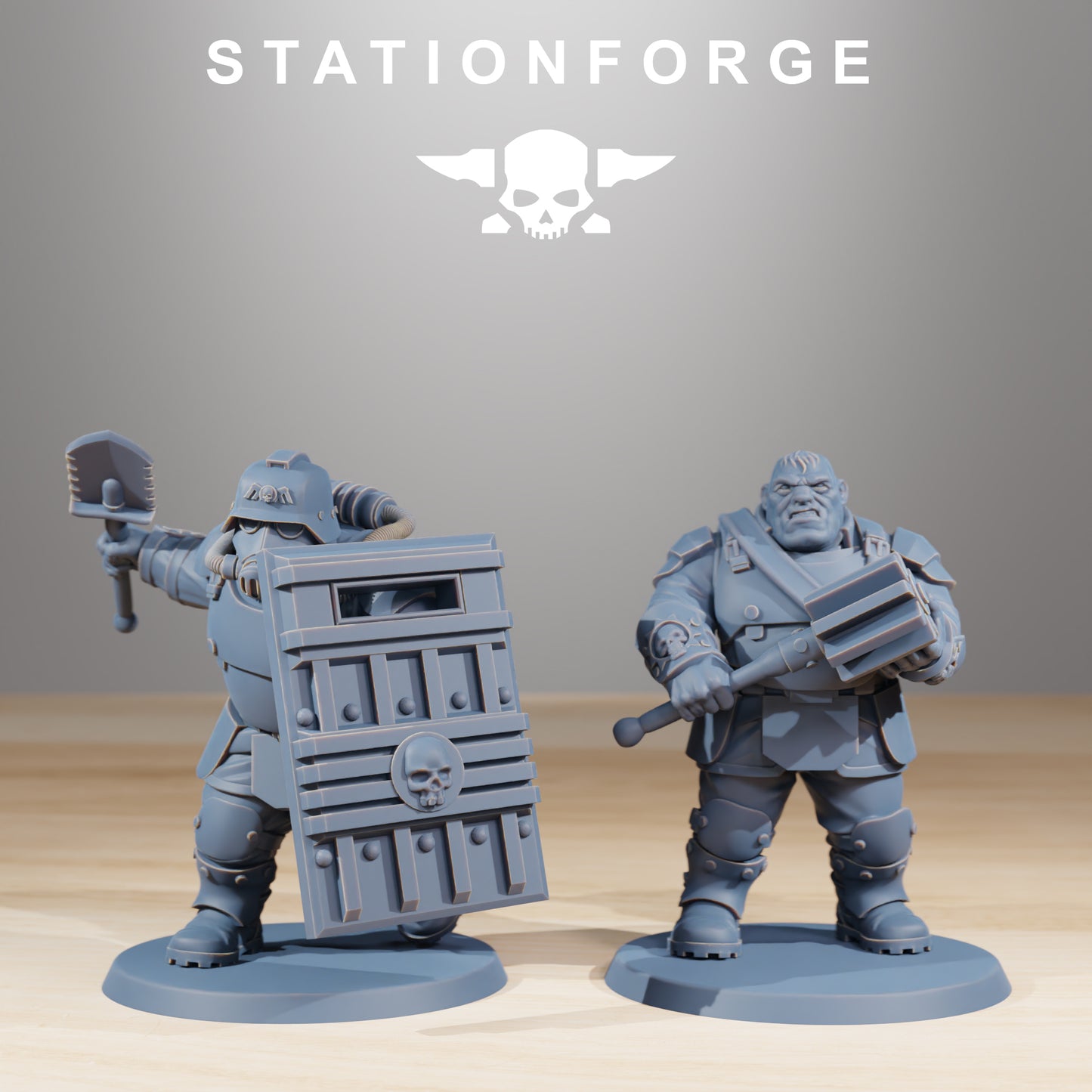 Productfoto Tabletop 28mm The Printing Goes Ever On (TPGEO) 0: GrimGuard Mutanten