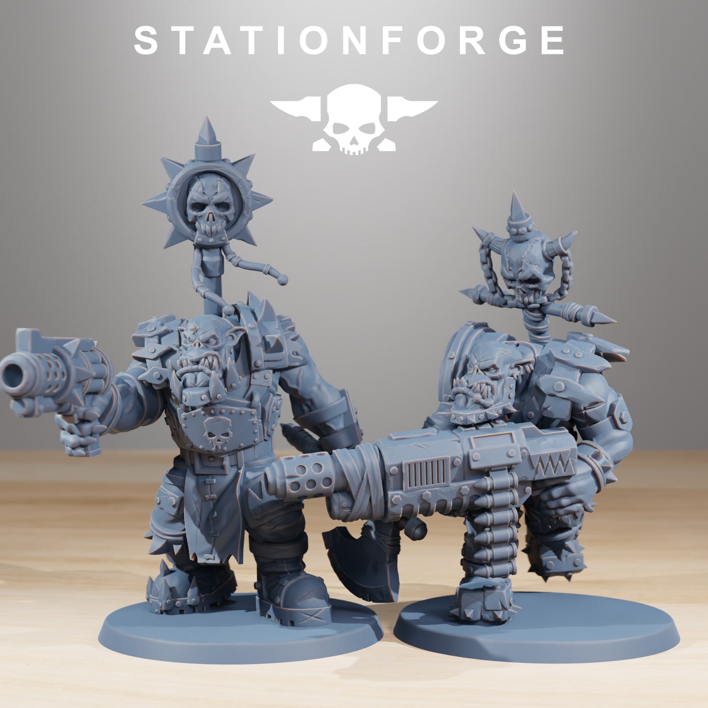 Productfoto Tabletop 28mm The Printing Goes Ever On (TPGEO) 0: Orkaz SullKrushers